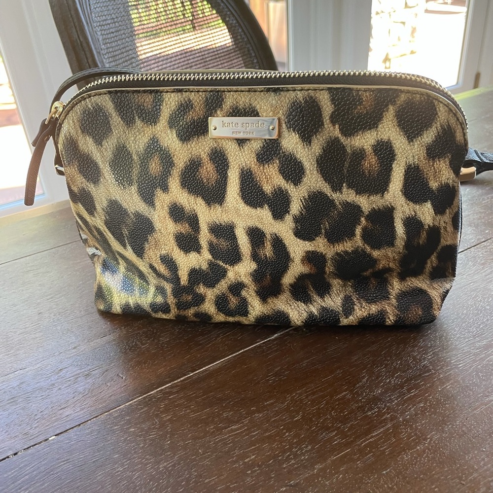 Kate Spade Leopard cross body bag